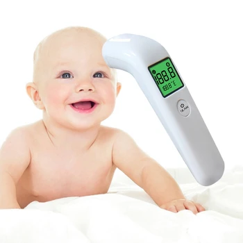 

Non-Contact Thermometer Infrared Digital LCD Body Measurement Forehead Ear Adult Body Fever IR Children Thermometer Auto-off