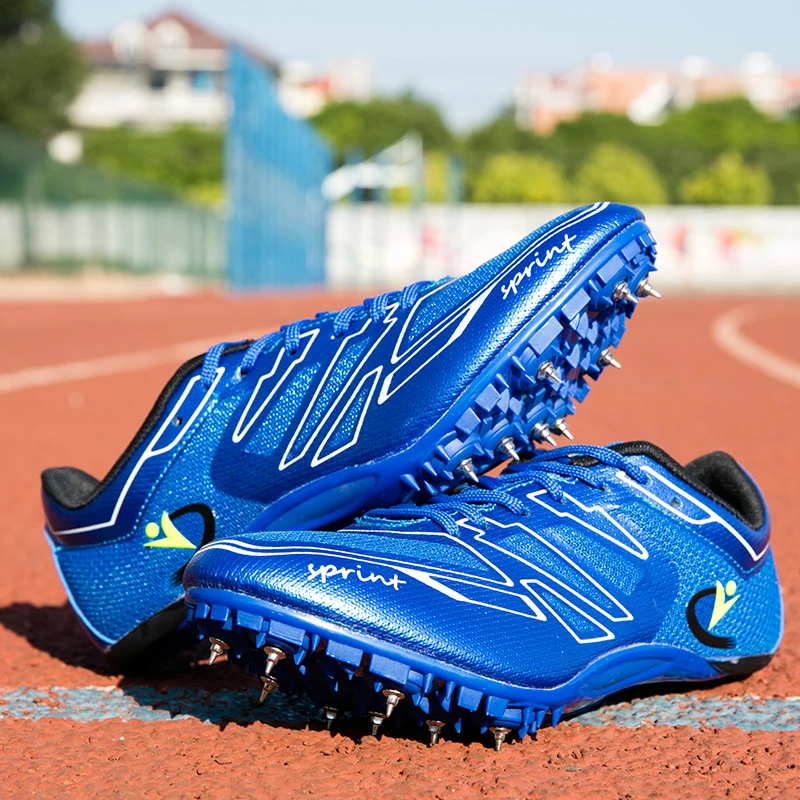 Профессиональная спортивная обувь для трека и поля, водонепроницаемая, удобная, с шипами, модная, легкая, Мужская обувь для бега, размер 38-44