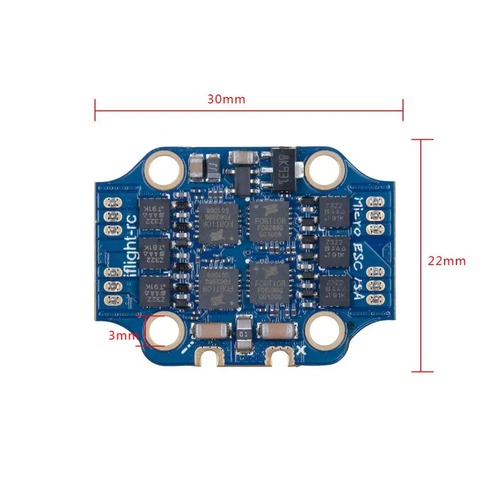 IFlight SucceX микро 15A 2-4S G-H-30 BLS 16,7 4-в-1 ESC(M3) Протокол pwm/oneshot125/multishot/dshot150/300/dshot600 для FPV RC