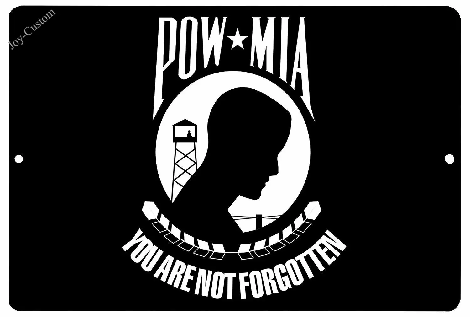 Изгой река Тактический POW Миа флаг металлический оловянный знак Настенный декор