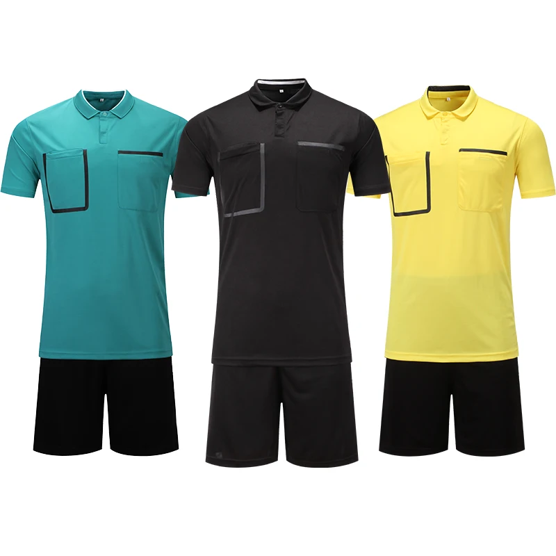 new style Soccer Judge uniform professional soccer referee clothing