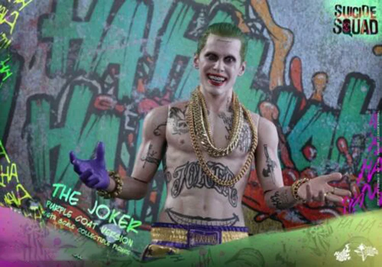 Ограниченный коллекционный 1/6 полный набор HOTTOYS MMS382 Джокер Отряд Самоубийц фиолетовый пальто Ver. Фигурка люкс вер. Модель для вентиляторов