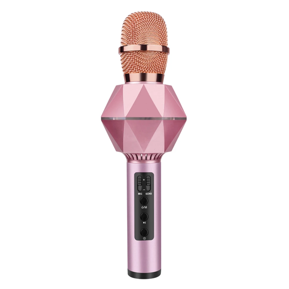 Беспроводной bluetooth микрофон Karaokes плеер Запись микрофон для пения беспроводной BT5.0 динамик сокровище подарок