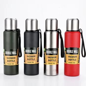 

500/750/1000/1500ml Russian Thermos Portable Large Capacity Insulated Cup Military Style Coffee Tea Vacuum Flask thermos