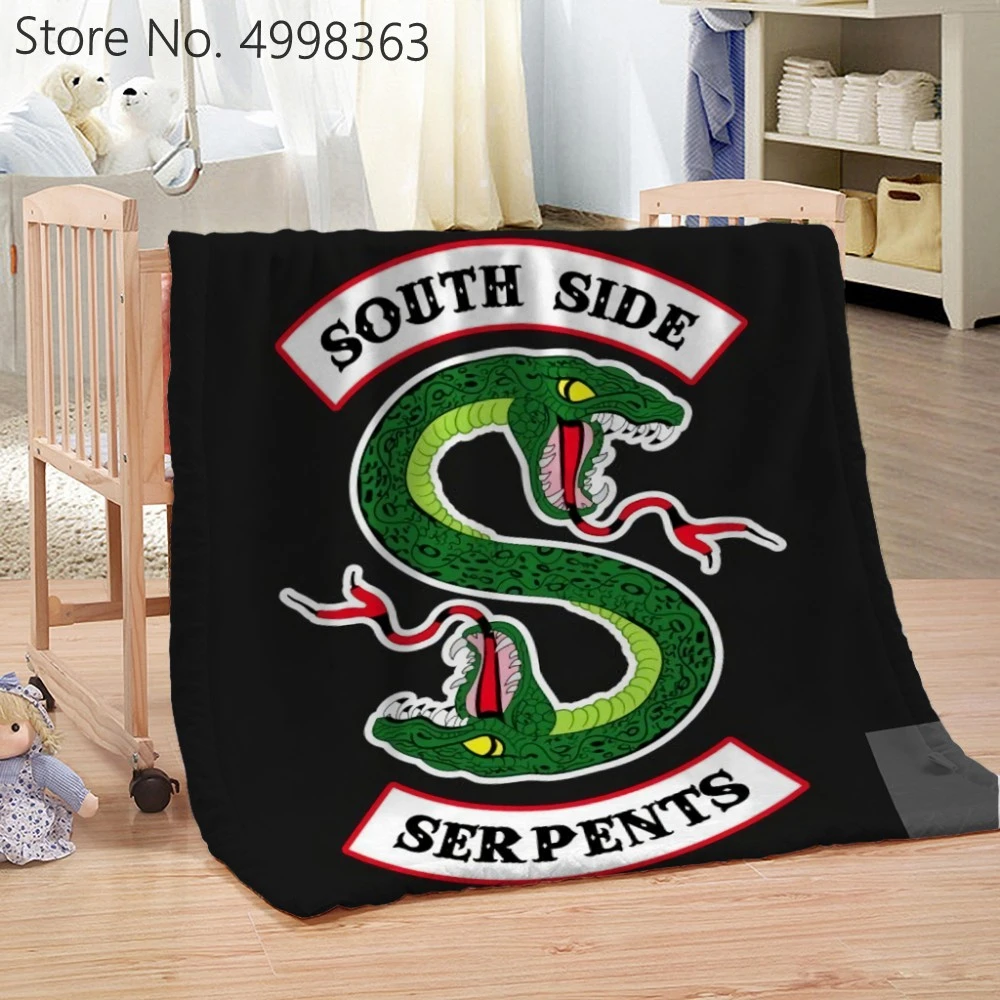 Allergisch lunch uitbreiden Riverdale Deken Grote Slangenprint Zwarte Deken Films Flanel Fleece Gooi  Deken Gift Bed Couch Cover Voor Meisjes Jongens Dropship|Deken| - AliExpress