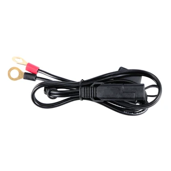 

Motorcycle Battery 12V Charger Cable Motorcycle Battery Output Connector Quick Disconnect Cable Strong Compatibility Portable