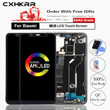 

Original 6.21'' for Xiaomi Mi 8 LCD display with frame Replace display mi 8 for Xiaomi Mi 8 LCD Touch Screen Digitizer Assembly