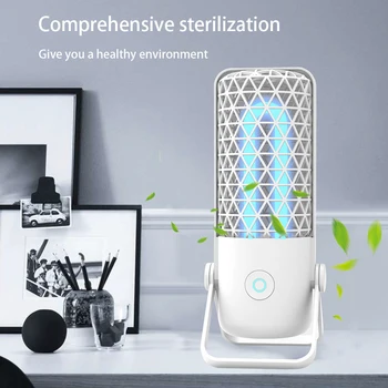 

USB Rechargeable Germicidal Disinfection UV Lamp Ultraviolet Bactericidal Light for Home Sterilizer Disinfection Deodor