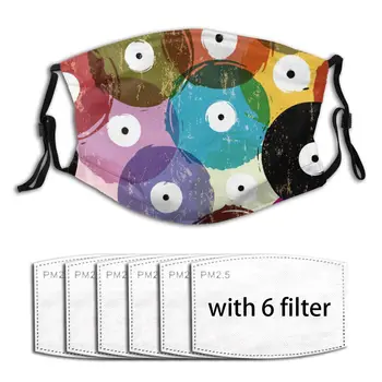 

Abstract Circle Mask Mouth Face Mask Anti Dust Mask with Replaceable Filter