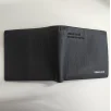 Billetera de cuero genuino para hombre, tarjetero Delgado RFID, billetera plegable de cuero de vaca, monedero, Clip de alta calidad, nuevo diseño 2021