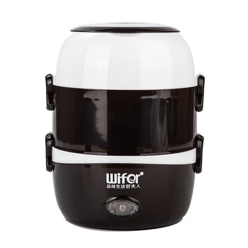 

nner Portable Meal Thermal Electric Rice Cooker Mini 2/3 Layers Available IHeating Lunch Box Timing Reservation Food