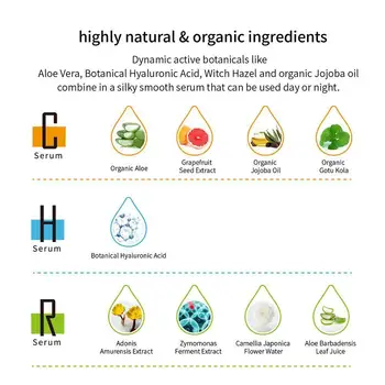 

30ml Beauty Essence Stock Firm Soothing Repair Essentials Whitening Peptide Serum Anti Wrinkle Face Skin Care Serum Natural D5S5