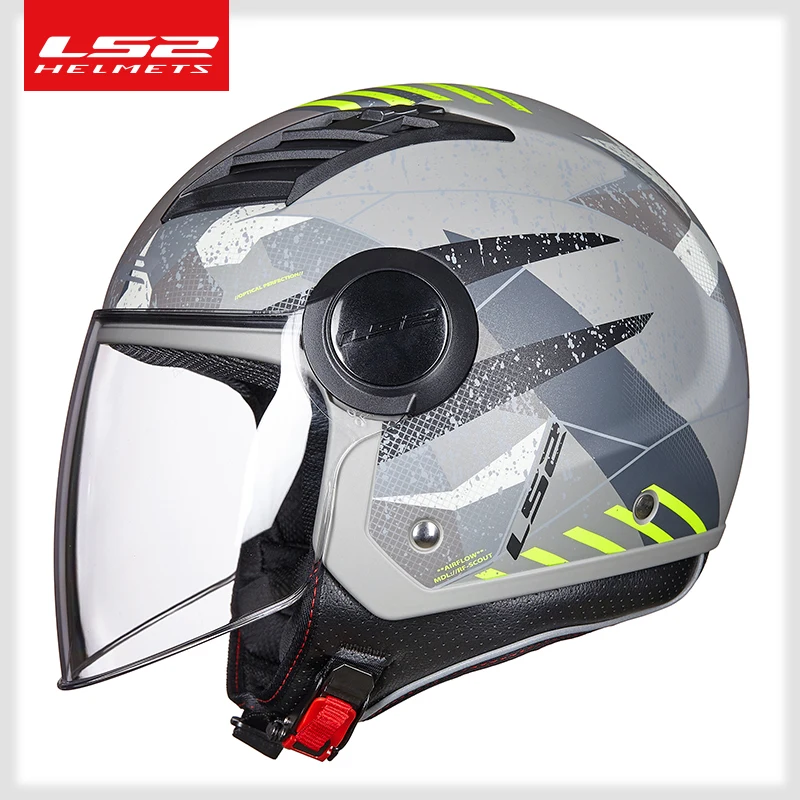 LS2 OF562 airflow motorcycle vintage helmet 3/4 open face summer jet  scooter half face motorbike helmet LS2 helmets|Helmets| - AliExpress
