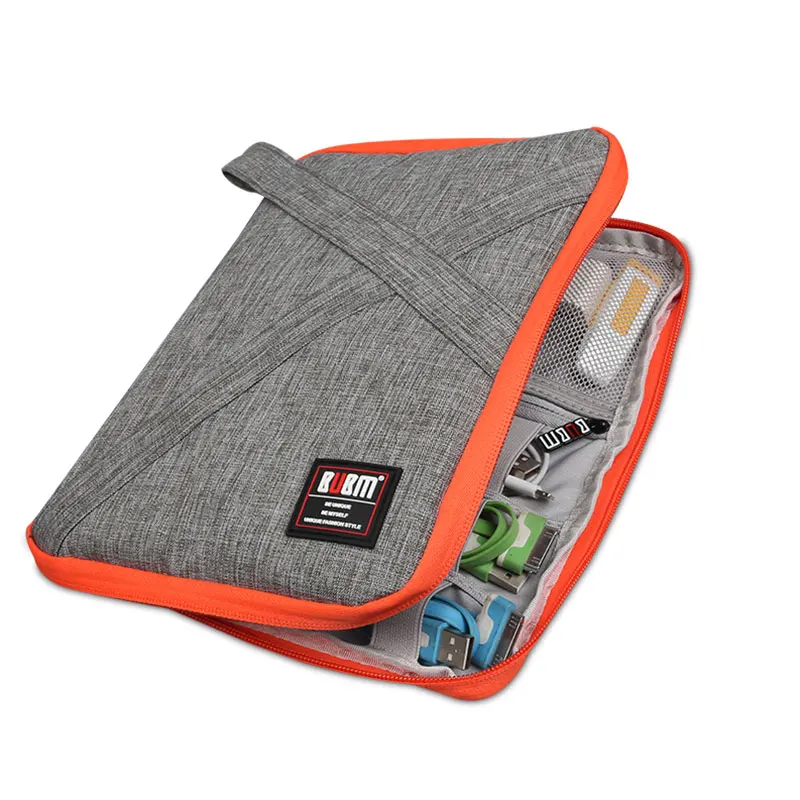 Portable single layer earphone cable bag| |