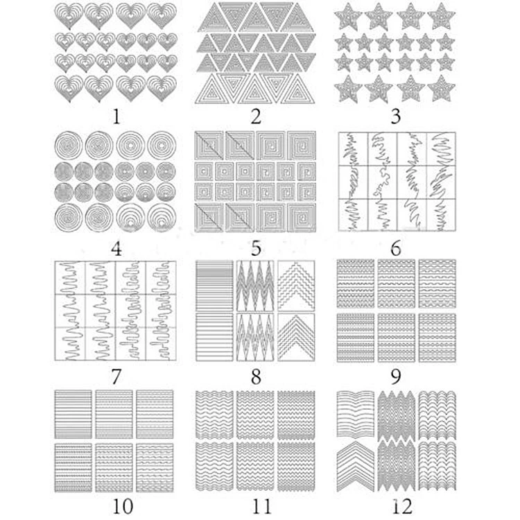 12 стилей/Набор дизайн для домашнего маникюра художественная форма трафареты для французского маникюра французский стикер трафарет для дизайна ногтей