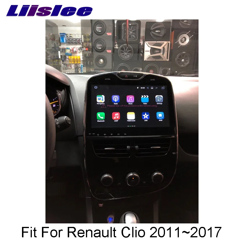 Liislee 2 din для Renault Clio 2012 ~ 2019 Android автомобильный навигатор GPS большой экран Авто Радио