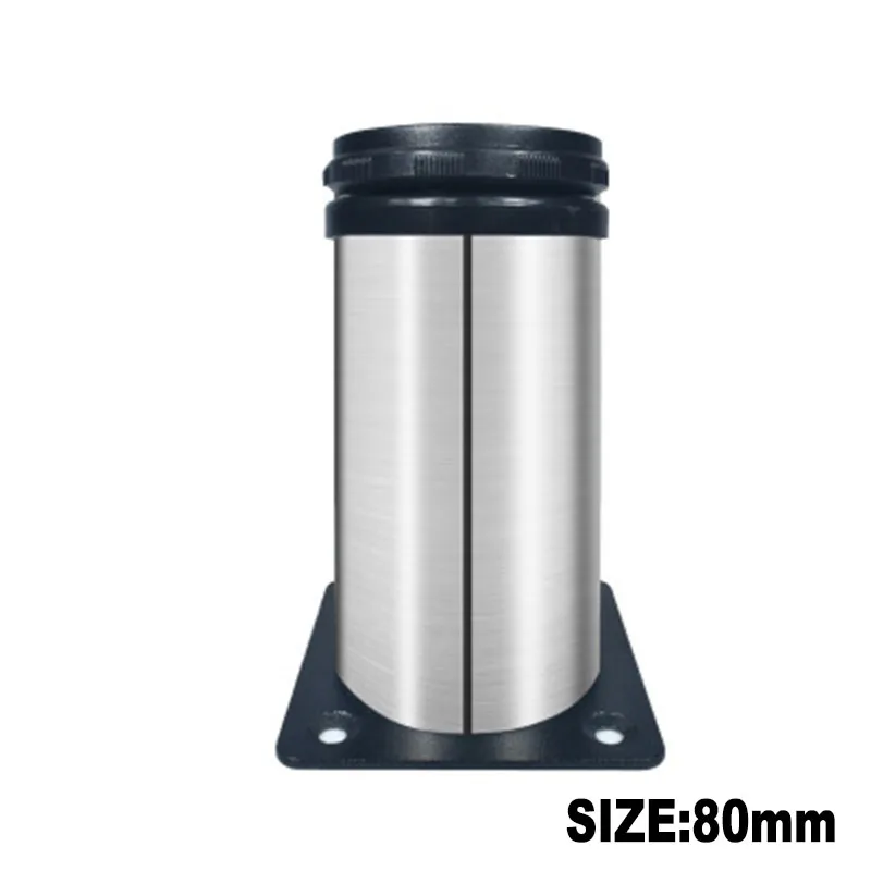 

Stainless Steel Adjustable Cupboard Cabinet Sofa Legs Feet Stand 6/8/10/12/15cm