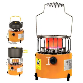 2 In 1 Camping Stove Gas Heater Camp kitchen Equipment » Adventure Gear Zone