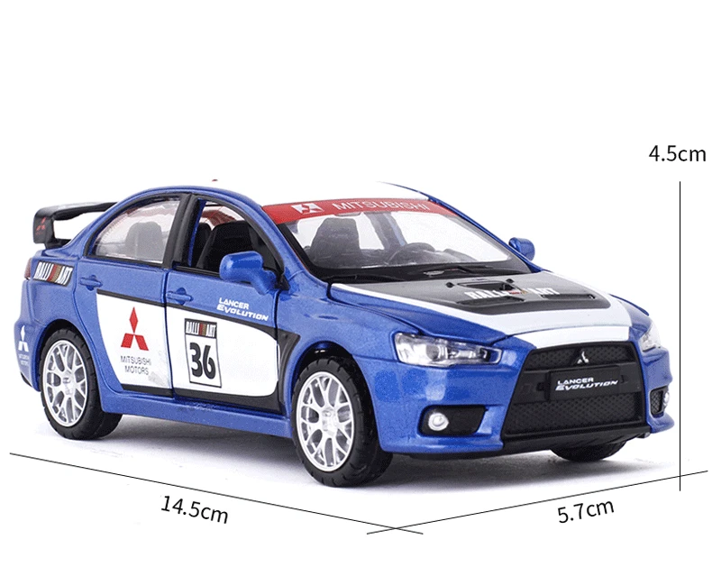 Mitsubishi Lancer Evolution GT3 1:32 Ölçekli 