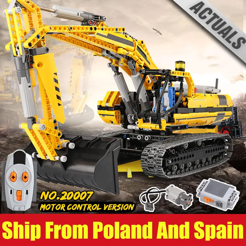 motorized excavator toy