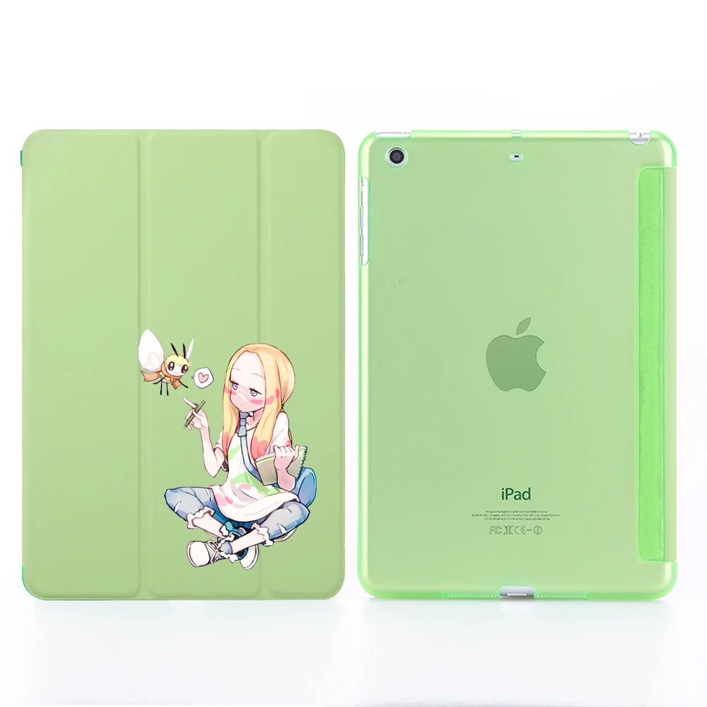 Чехол для планшета с принтом девочки из мультфильма для Apple iPad Pro 9," 10,5" 1" из искусственной кожи, складной чехол-книжка