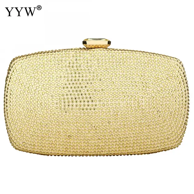 rose gold large clutch bag