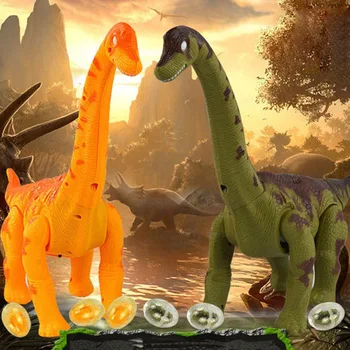 

Dinosaur Tyrannosaurus Rex Animal Electric Walking Animals Toy Lower Laying Egg Spray Projection for halloween xmas toys gifts
