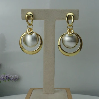 

Yuminglai 24K Dubai Gold Earrings Brazilian Earrings for Women FHK8703
