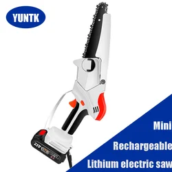 Mini tronçonneuse électrique de 6 pouces, Mini scie sauteuse amovible et Rechargeable, outils électriques pour la maison avec batterie au Lithium 