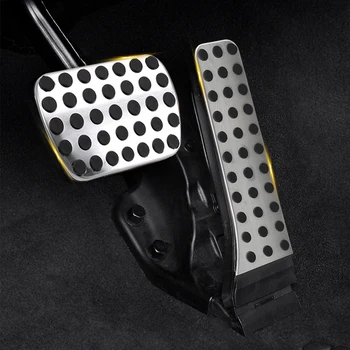 

Stainless steel pedal AT for Mercedes Benz C E S GLK SLK CLS SL-Class W203 W204 W211 W212W210 AMG,accelerator brake footrest pad