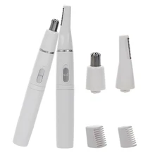 2 в 1 машинка для стрижки волос в носу, развилкой для нос Шея триммер для бровей Портативный Многофункциональный волосами для ухода за волосами для Для женщин Для мужчин