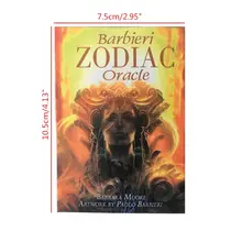 Barbieri zodiac oracle tarô 26 cartas baralho misteriosa orientação adivinhação destino k1kd