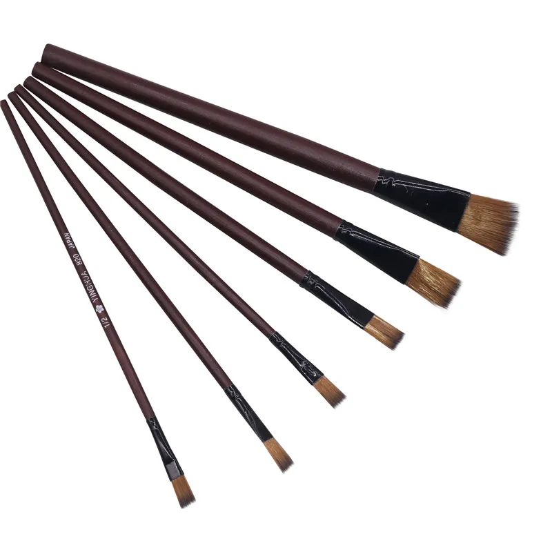 Art Supplies Oil Paint Brushes  Brushes Painting Supplies - 4-12 Pcs Paint  Brushes - Aliexpress