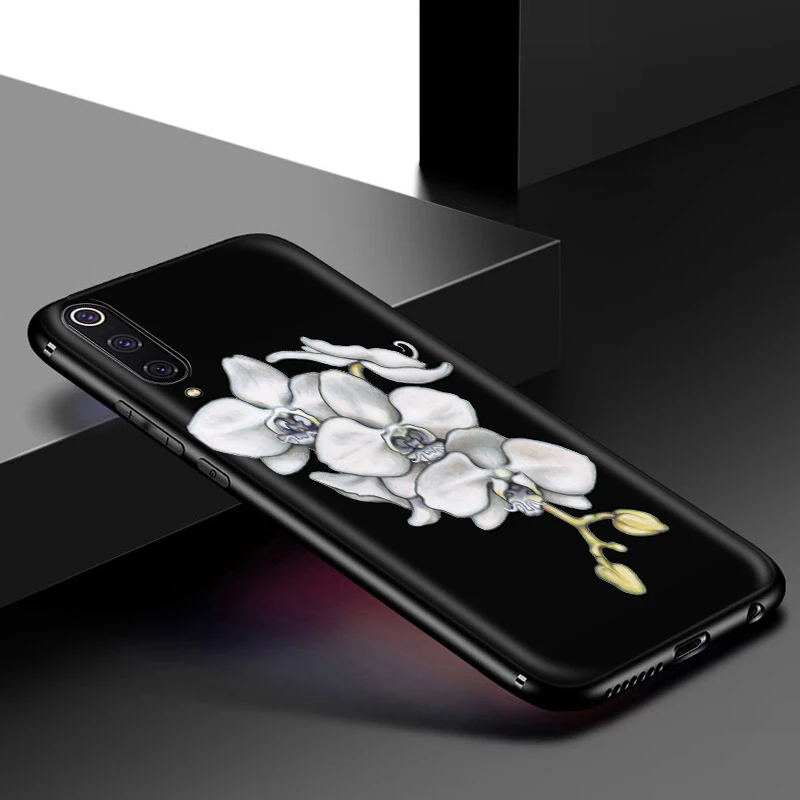 Чехол с цветами орхидеи для Samsung Galaxy A7 A8 A9 A10 A20 A30 A40 A50 A70 S10 S10e J6 Plus S20 Ultra Note 10 Lite A51 A71