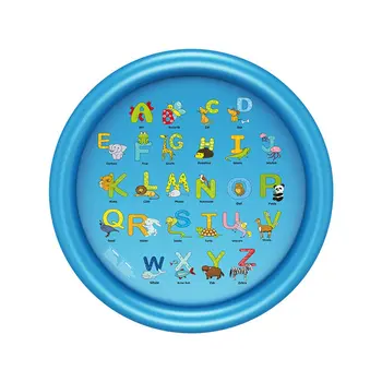 

Summer Children's Alphabet Play Pad Outdoor Child Game Pad Sprinkler Toys Thickened Boy Girl Water Spray Pad