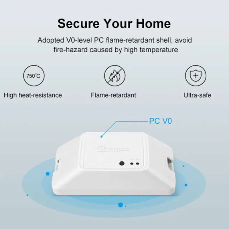 

Sonoff Basic R3 DIY WiFi Smart Switch Home Light Controller for Alexa A69B