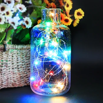 

DIY Wine Bottle Cork Light String Lamps Smart LED Easy Installation LED Battery Fairy Decorative Indoor Lamp for Outdoor