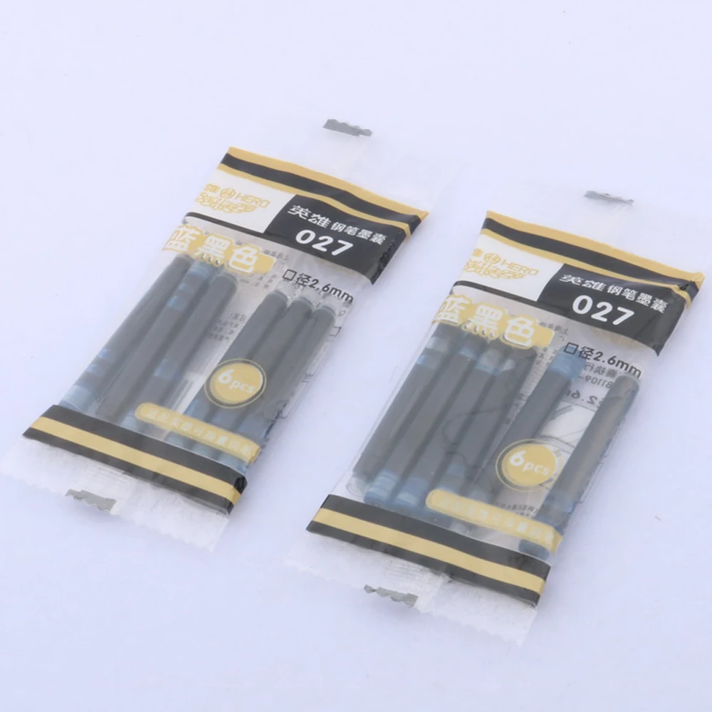 Чернильные картриджи для перьевой ручки Hero 2 6 мм 3 4 12 шт.|pen fancy|pen ballpointcartridge cb435a |