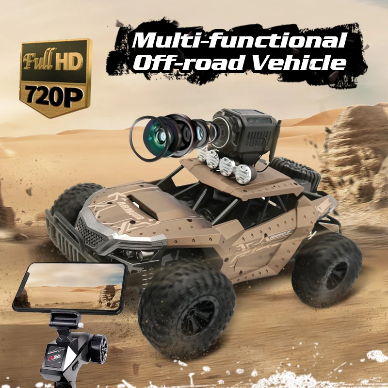 

RC Car with Camera Machine on the Control Panel Off-Road High-Speed Electric Carros Climbing Remote Control Cars Toys