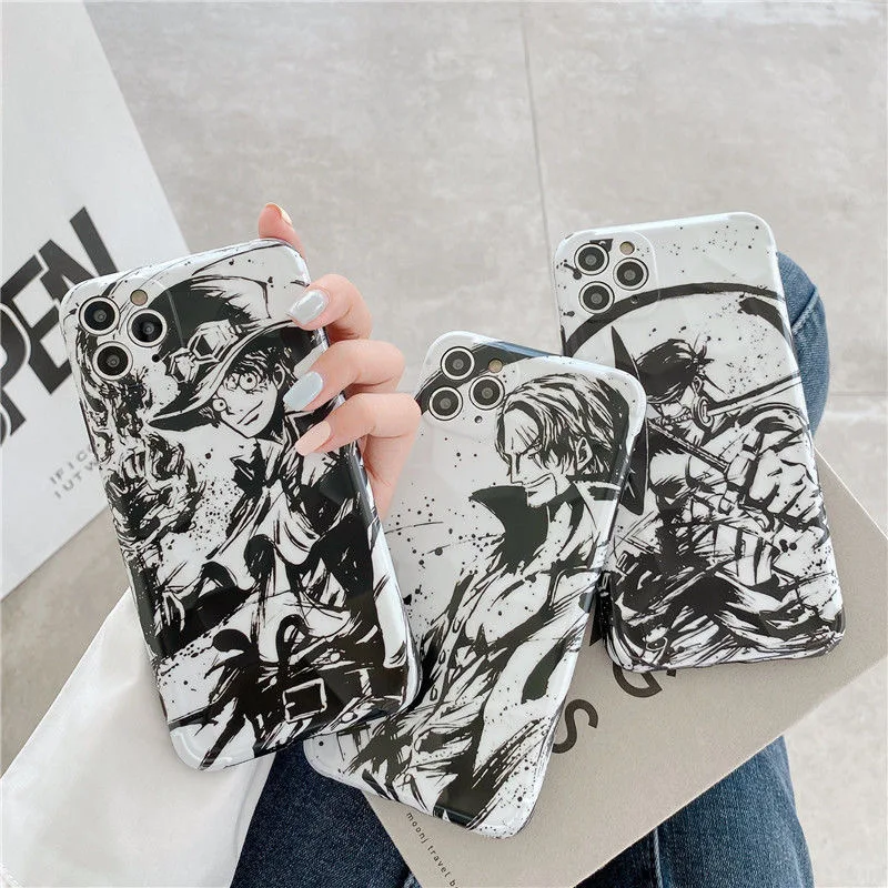 Manga One Piece Зоро закон PU кожаный флип чехол для Coque iPhone 11 pro X Xs Max Xr телефонные чехлы
