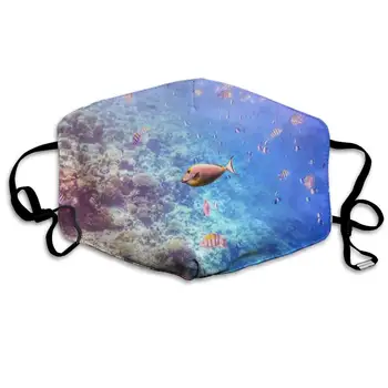 

Dustproof Washable Reusable Dolphins And Fishes Mouth Cover Mask Respirator Germ Protective Warm Windproof Mask