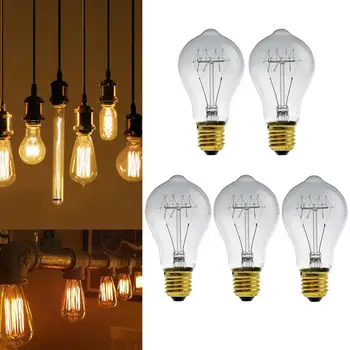 

Retro Edison Light BulbA19 40W Industrial Dimmable LED Filament Light Bulb Glass Global Light Bulb Filament Incandescent