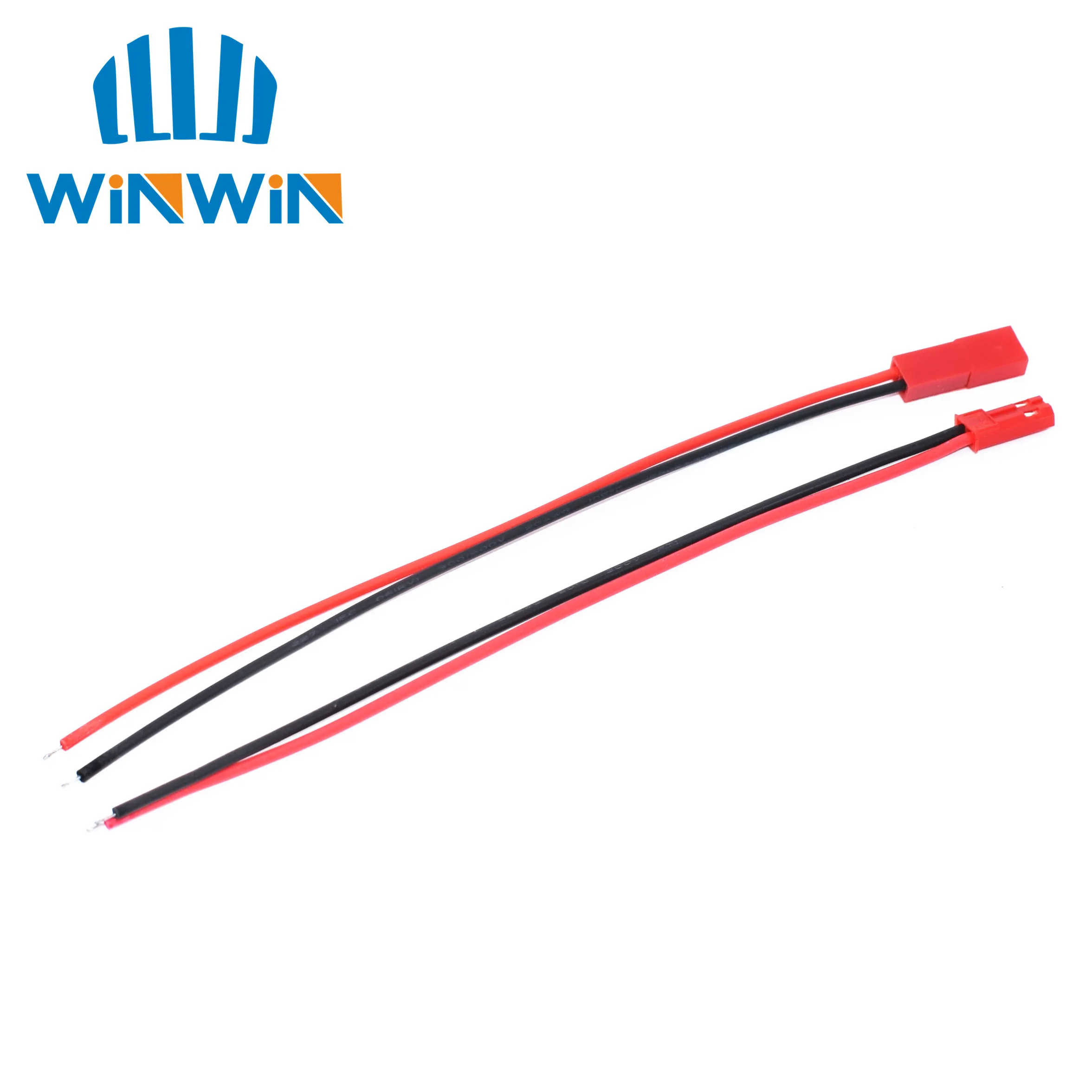

100pair/lot 150mm JST Male + Female Connector Plug for RC Lipo Battery
