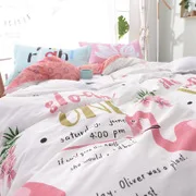 Простой японский стиль, стираный хлопковый пододеяльник, MUJI-style, плед, двойной пододеяльник, постельные принадлежности