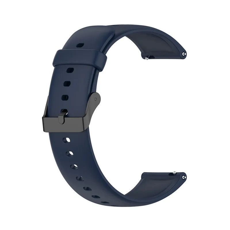 20mm 22mm Silicone watch strap For Samsung Gear S3/Active2/Huawei GT2 /Amazfit bip/Fossil Q/POLAR ignite Vantage M2 wristband