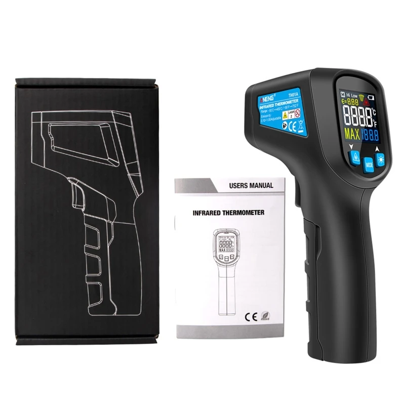 No-Contact Digital Infrared Thermometer LCD IR Temperature Guns Laser Pyrometer