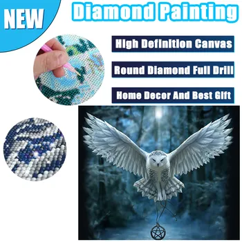 

Embroidery Paintings Resin Full Diamond Embroidery Paintings 5D Visual Rhinestone Pasted DIY Diamond Painting Cross Stitch
