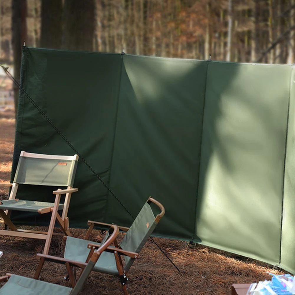 Camping Tent Tarp Wind Shield Tc Katoen Draagbare Outdoor Strand Picknick  Bbq Windscherm Stabiele Array Screen Camping Apparatuur|Zonnescherm| -  AliExpress
