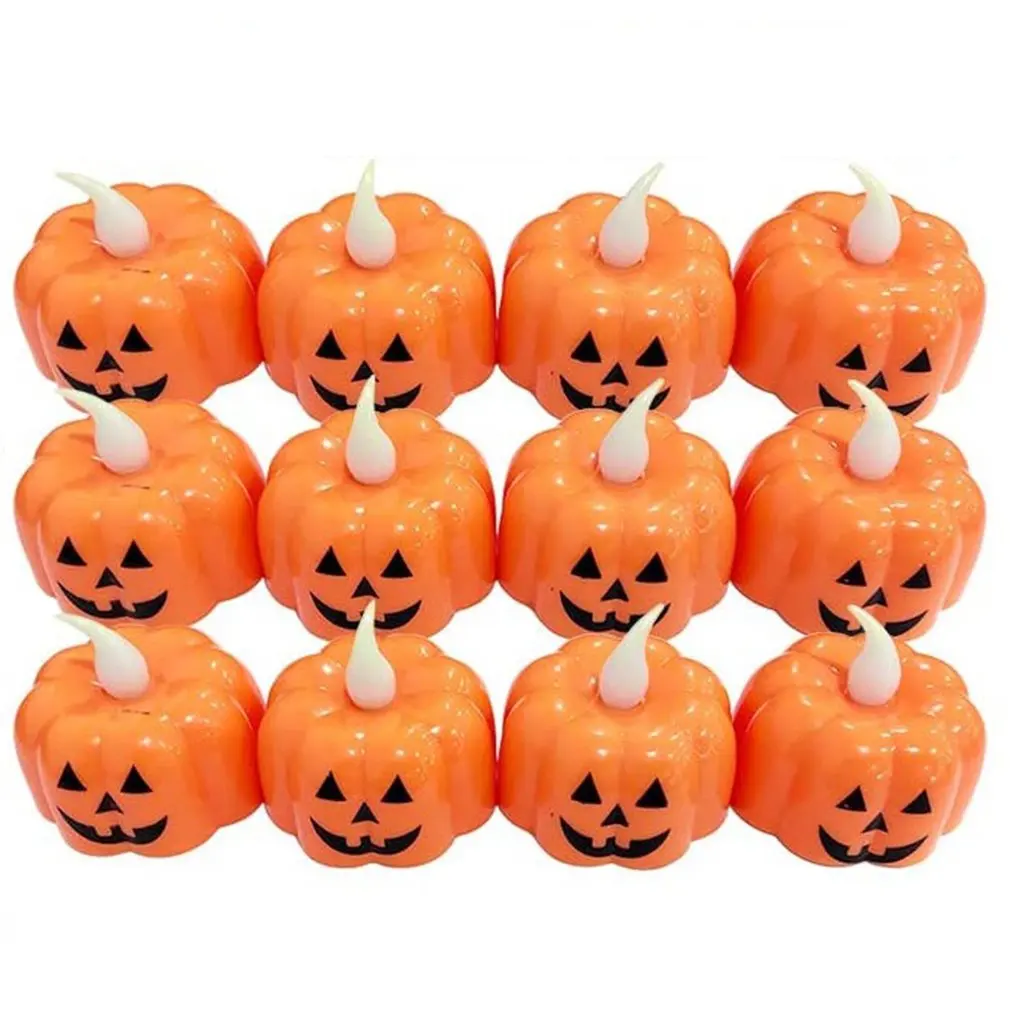 

Halloween Light Bar Ktv Decoration Props Led Electronic Glow Candle Light Skull Night Light Pumpkin Lantern
