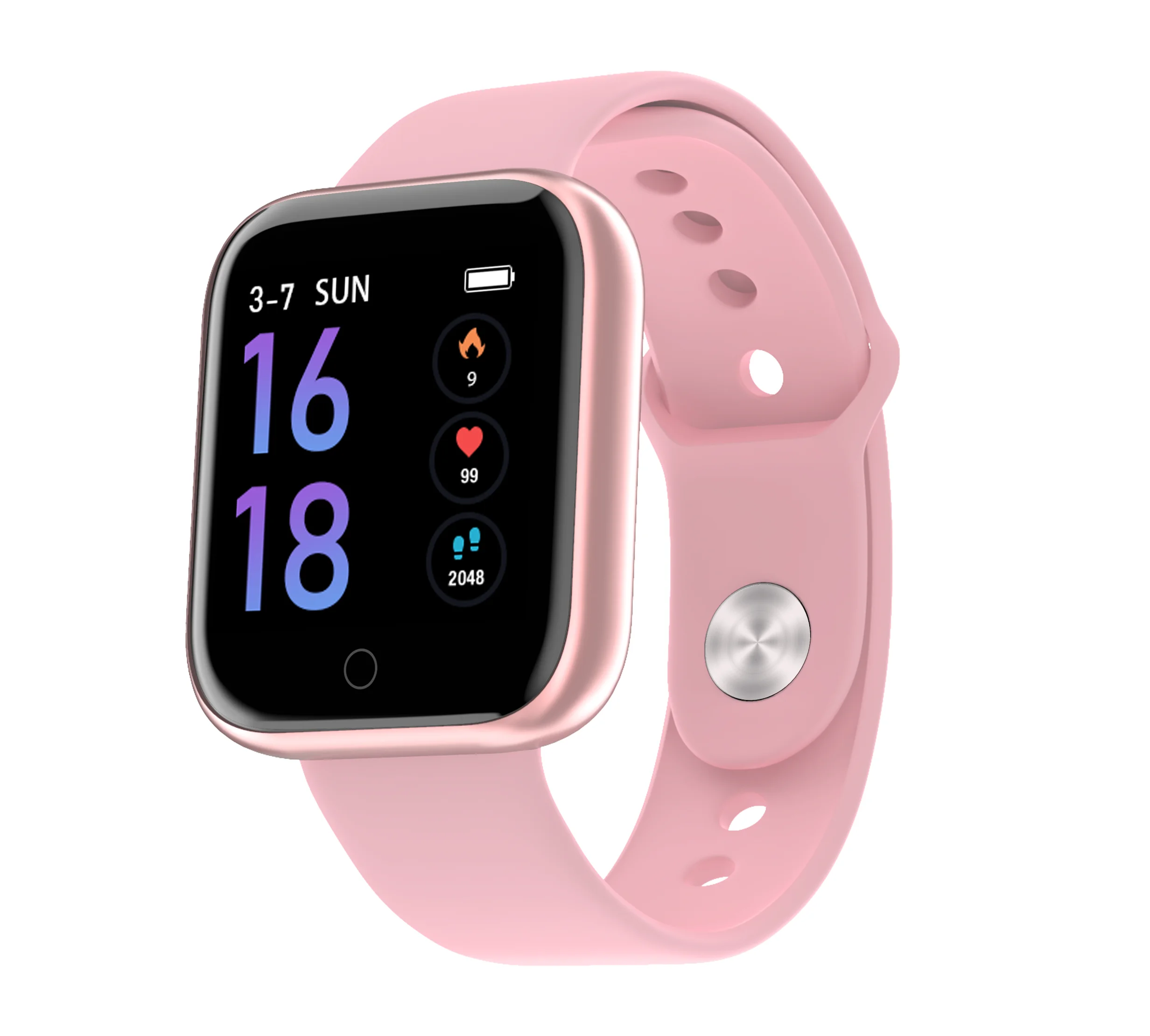 KYCXD T80 smart watch heart rate exercise calls to remind bluetooth waterproof fashion wristbands fitness bracelet for men women